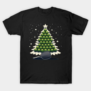 Pickleball Christmas Tree Xmas T-Shirt